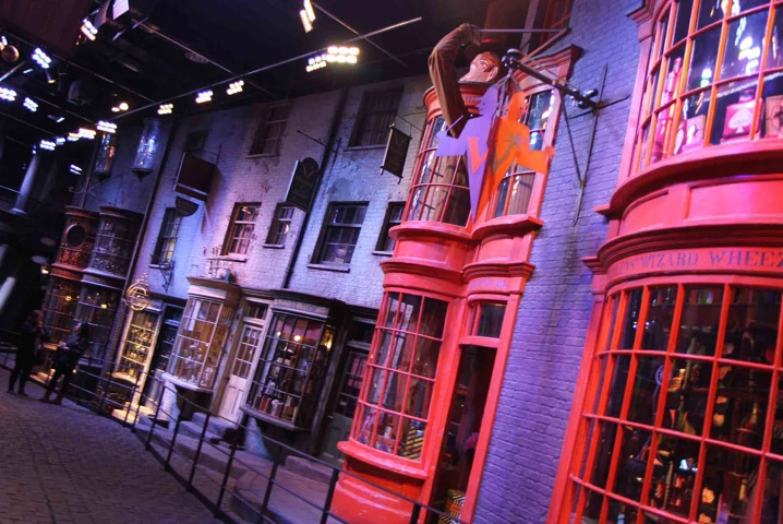 Street from Harry Potter inside Warner Bros Studio Tour