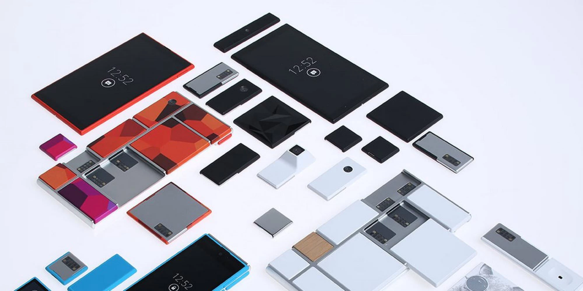 Collage of Project Ara device