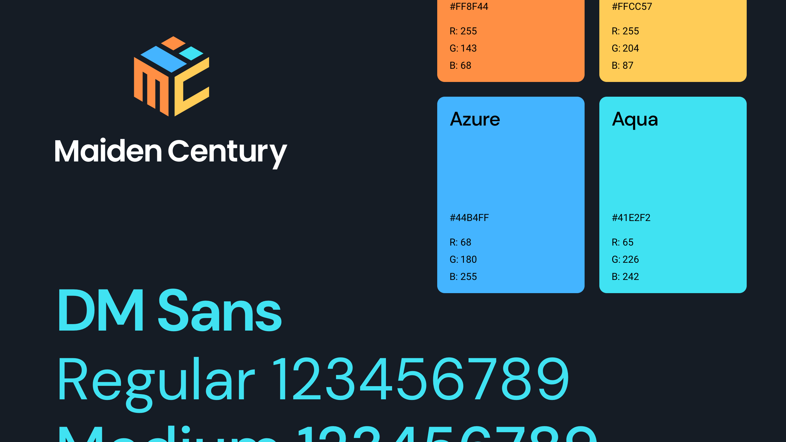 Maiden Century brand assets